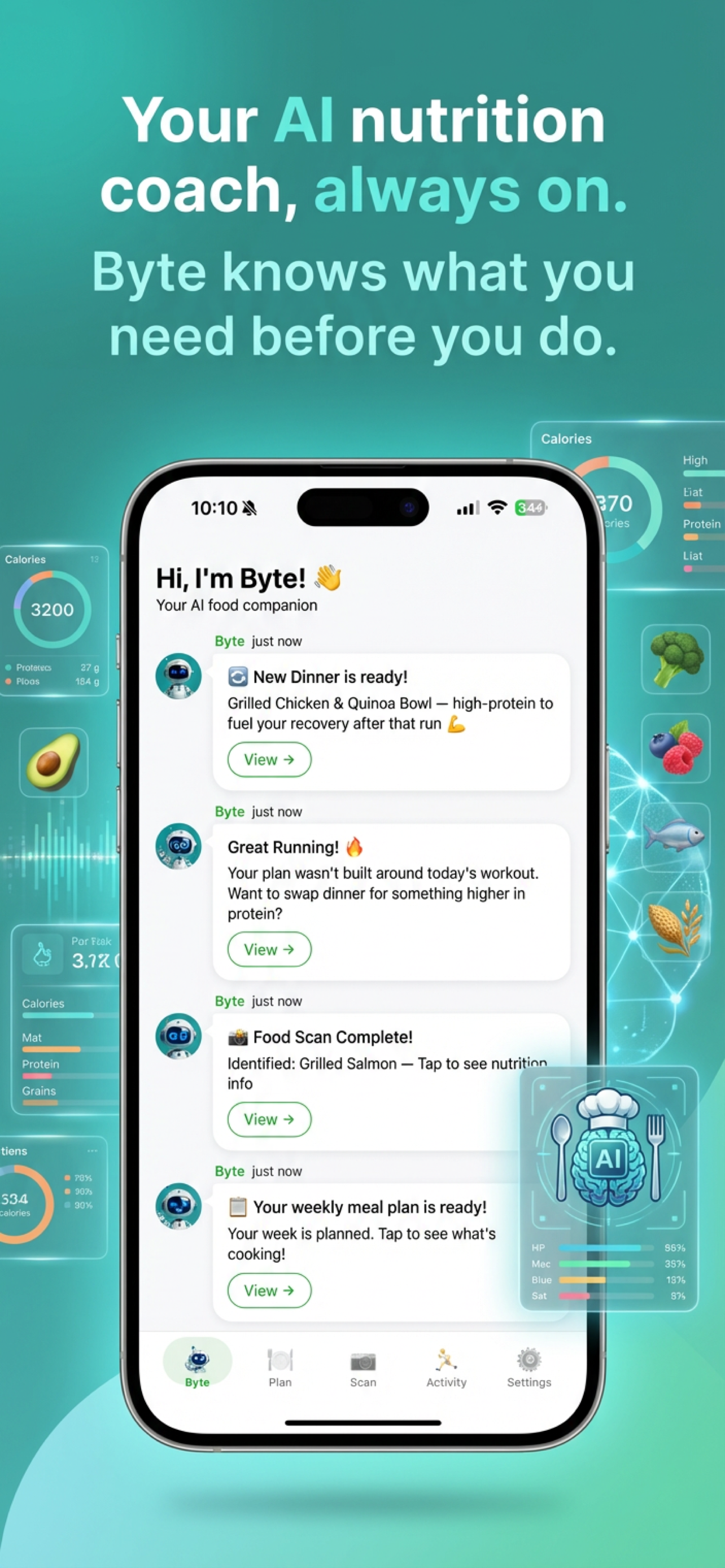 BitePlan app screenshot
